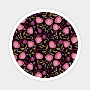 Beautiful pink flowers Magnet